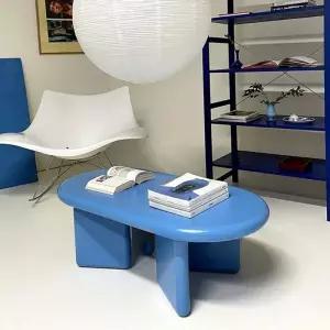 원형 식탁 미니멀 레트로 다이닝테이블 파스텔 원룸 카페 감성 거실용