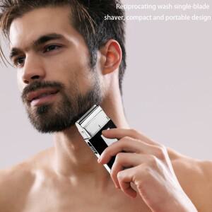 전기 면도기 세척 가능한 소형 얼굴 휴대용 털 Groomer 가정용 여행용 충전식 무선