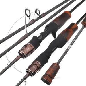 ROLLFISH UL 스피닝 송어 낚싯대 섬유 소프트 패스트 탄소 루어 38 9g 액션 슈퍼 8m