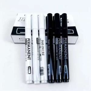 타이어 페인팅 직물 목재 및 가죽용 방수 흰색 마커 펜 36개 - 기름기가  영구 알코올 페인트 낙서