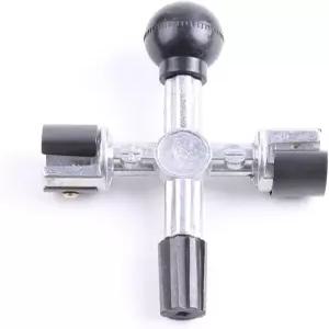 스틸 블레이드 배터리 포스트 클리너 부식 제거를 포함된 도구가 스크레이퍼 먼지 단자 브러시 4방향 위한