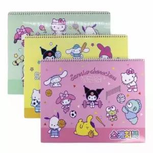 어린이스케치북 8절 랜덤 스케치북 4권 초등 유아 선물 생일