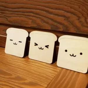 트레이 식빵 컵받침 잔받침 우드 디자인 랜덤발송