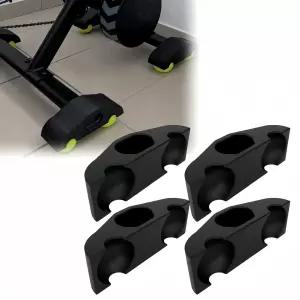 와후 킥커 코어 V2와 호환되는 로커 플레이트 피트 테니스 공 충격 흡수 실내 자전거 트레이너를 위한