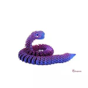 프린트관절 키덜트 3D 피규어 프라모델 스네이크 인쇄 프린터 도마뱀 파충류yza161