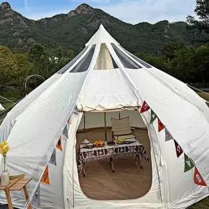 장박 돔 텐트 대형 사계절 거실 장박 캠핑 텐트 가족 방수장박 일체형 6인용 5인용 투명 바닥 간이 몽골