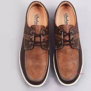 남자로퍼 빅사이즈 끈단화 남성 배색 캐주얼 큰사이즈 신발 데일리uvw391