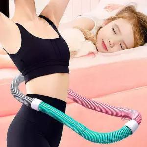 무소음후프훌라후프 홈트 스프링 전신운동 소프트 스마트 줄훌라후프 기구 뱃살운동klm413