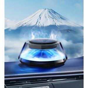 업그레이드된 스마트 카 에어 프레시너, , 후지 쾰른 & 파인 포레스트 5 모드 앰비언트 라이트 미스트 향기, 6개월간 자동 온/오프 강도 조절 가능 C01 오토모티브