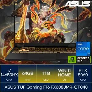 ASUS TUF Gaming F16 FX608JMR-QT040 (RAM 64GB_SSD 1TB_WIN11)_마우스+장패드+백팩증정 AN