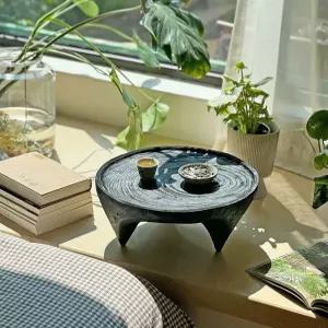 교자상 찻상 원목 소반 전통 우드 좌탁 다과 다도 티테이블 목재