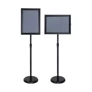 A3 블랙 포스터거치대 POP 스탠드 메뉴판 안내 입간판 광고 배너