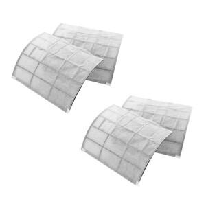 에어컨 필터 바람 배출구 커버 자체 접착 커팅 가능 정화 코튼 네트 40x35cm 12 개