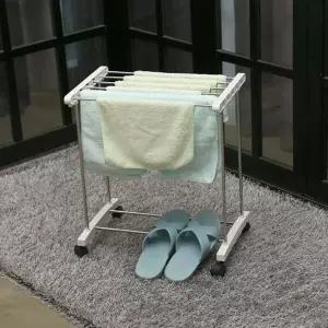 이동형 QHV075T7 뉴실내건조대 1단 빨래건조대 스텐 미니건조대