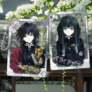 귀멸의 칼날 아크릴 포토 카드 투명 토키토 무이치로 토미오카 기유 굿즈 콜렉션