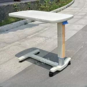 병원 침대 식탁 보조 사이드 테이블 노인 간호 환자용 요양원 리프트업 바퀴달린 탁자