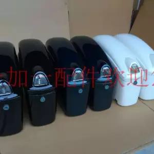 슈퍼커브 사이드백 리어백 바이크 유광 가방 라이딩 블랙-조명O 수납함