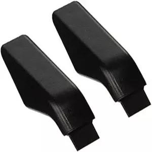 Wllead 블랙 WB7X7183 제너럴 일렉트릭(GE) 벽걸이 스토브/오븐/레인지용 도어 핸들 끝 캡 교체 부품