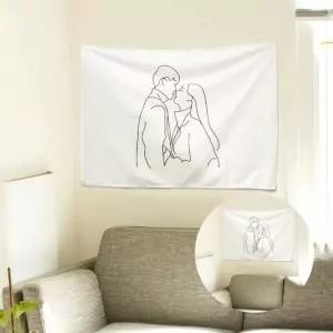 인기 대형 벽에거는천 가리개천 S 허그 추천 패브릭 포스터