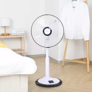 14인치 5엽날개 스탠드형 리모컨 발터치 선풍기 RF-R1485LS