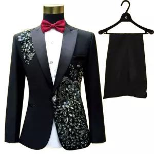 남성 트로트 의상 무대복 자켓 행사복 화려한 정장 음악회
