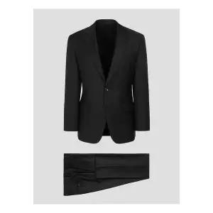 [로가디스] [SMART 4 ] 울 솔리드 레귤러 핏 수트 세트 블랙 PS001355205 3133878