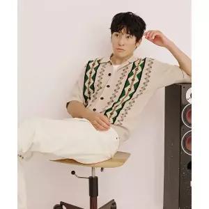 FAHRENHEIT 에스닉 반팔 가디건 (FKUCD8337)