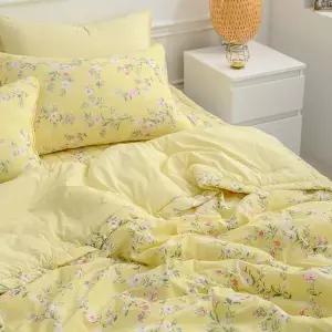 이불패드세트 빅토리아 간절기이불 패드세트 슈퍼싱글 SS 옐로우