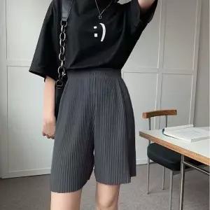 3컬 여자 플 여름 4부 허리밴딩 편한 반바지 팬츠