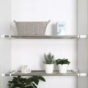 [생활] 길이조절 세탁실정리대 봉선반 세탁실수납