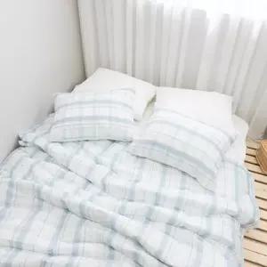 시어서커침구 체크 여름 침구 SS 시어서커 패드 이불세트 베딩 세트