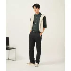 매장정품 BEANPOLE 빈폴 MEN 치노 컴포트핏 팬츠 블랙 BC5821C115 1193646