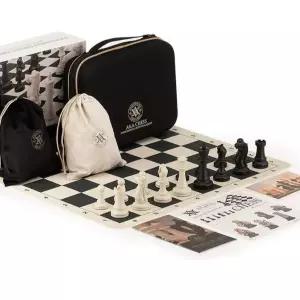 체스판 체스세트 접이식 규격 나무 선물 원목체스판 국제대회 체커