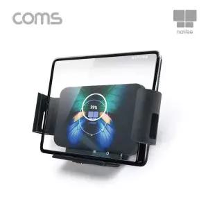 나비 와이드 차량용 고속 무선 충전기 Black 거치형 무선 유도방식