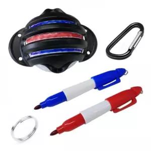 라이너 세트 선긋기 골프공 골프볼 카라비너 트리플 골프볼라이너