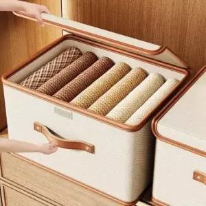 [생활] 정리함 옥스퍼드 플랩커버 XL 수납함