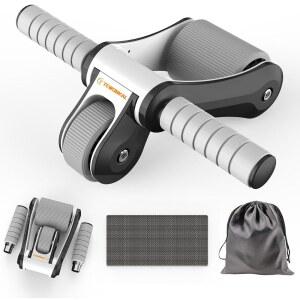 무릎 패드 및 보관 가방이 운동을 디자인의 있는 헬스장 앱 휴대용 롤러 휠 조용한 홈 베어링이 접이식 휠 테원칼 여행 부드러운 근력 있는 위한