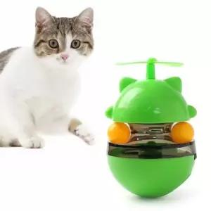 [반려] 프로펠러 오뚝이 간식볼 그린 노즈워크 반려견장난감