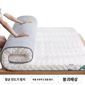 돌 라지킹토퍼 손님용 접이식 거실용 양털 요 매트리스