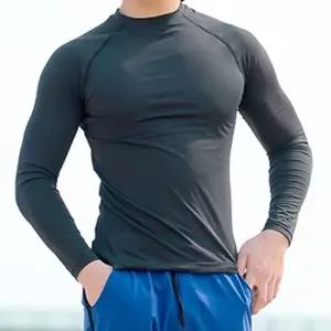 남성 스포츠웨어 긴팔 상의 수영 래쉬가드 비치 휴가