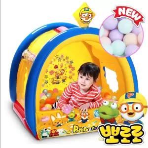 (100볼 포함) 뽀로로 볼하우스 색상랜덤 /텐트/놀이방/아기/미니/볼풀공/가정용/볼풀/공풀장/놀이집/