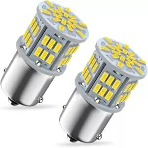 멜판-오토 1156 LED 전구 후진등 1141 1003 7506 BA15S 12V-24V 54SMD 트럭 차량 백업 테일 주차등 캠핑카