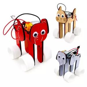 자원재활용 병뚜껑 진동 동물로봇 만들기