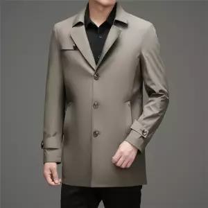 남자 멋쟁이 정장 자켓 트렌디 트렌치코트 가을 어울리는 칼라 순색 얇은 코트 SPO마켓3
