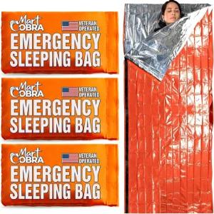 생존 장비를 위한 비상 침낭 및 용품 생활 비비 자루 방수 마일라 담요 키트 자동차 캠핑 장비 하이킹 택