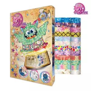 신우 환상동물 모자이크 마스킹테이프 키트 / 유치원 초등 수업 교구 / 미술활동 / 만들기 재료