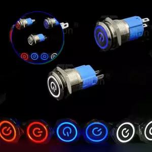 쌍문상회 LED 토글 방수 푸쉬 락 스위치 자동차DIY