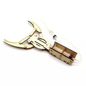 초등과학 공기압력 유압 나무관절 로봇팔 만들기수업 조립키트 홈스쿨링 교육완구