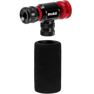 질부즈 CO2 자전거 타이어 인플레이터: 도로 및 산악 자전거를 위한 단열 슬리브가 있는 프레스타 슈레이더 밸브 호환 휴대용 Co2 펌프 - 카트리지 포함 없음, 빠르고 간편함