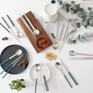 [마이모노샵][마이모노샵] 한식 식사 상차림 플레이팅 까스텔샤틴 숟가락 젓가락 스푼 (17308148)